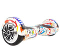 Hoverboard 6,5" Smart Balance com Conexão Bluetooth e LED - Branco Grafitte