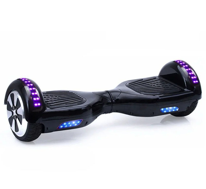 Hoverboard 6,5" Smart Balance com Conexão Bluetooth e LED - Preto